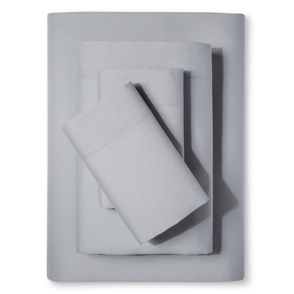 Easy Care Sheet Set (Twin) Gray Mist - Room Essentials | Target