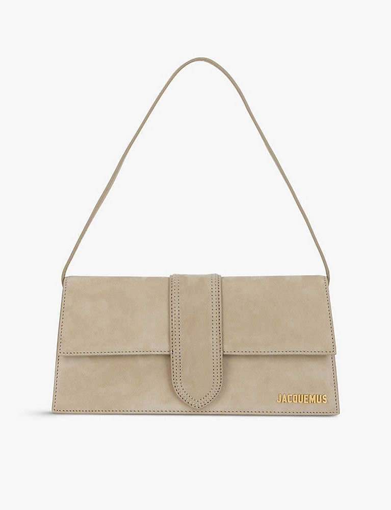 Le Bambino Long suede shoulder bag | Selfridges