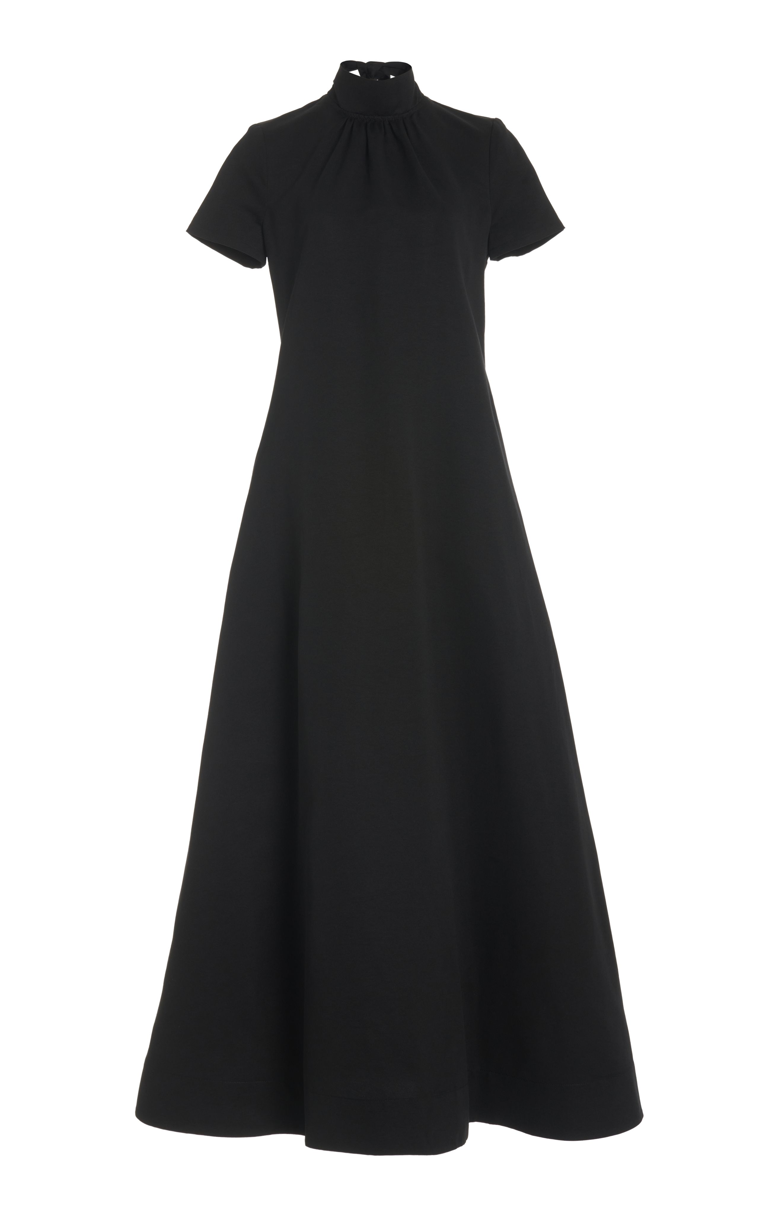 Ilana Tie-Neck Cotton-Blend Maxi Dress | Moda Operandi (Global)
