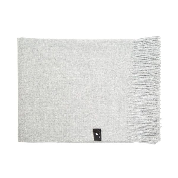 Baby Alpaca Throw Blanket - Grey | Meridian