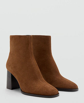 Women's Suede Block-Heel Boots | Macy's