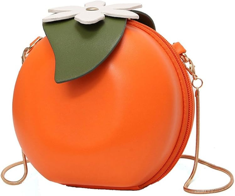 Fruit Pineapple Shaped Women Pu Leather Clutch Purse Cross Body Bag | Amazon (US)