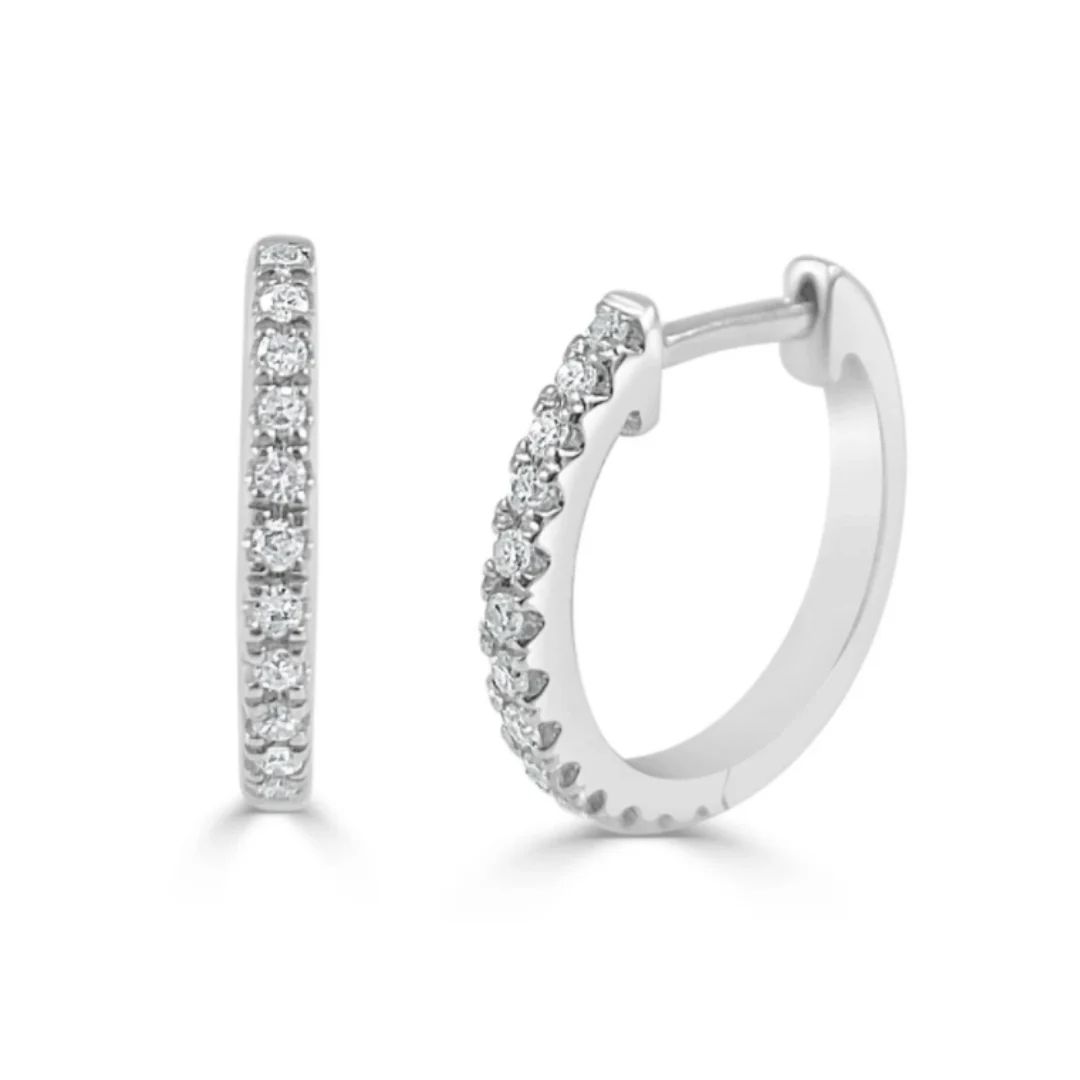 Nikki Diamond Huggie Earrings | RW Fine Jewelry