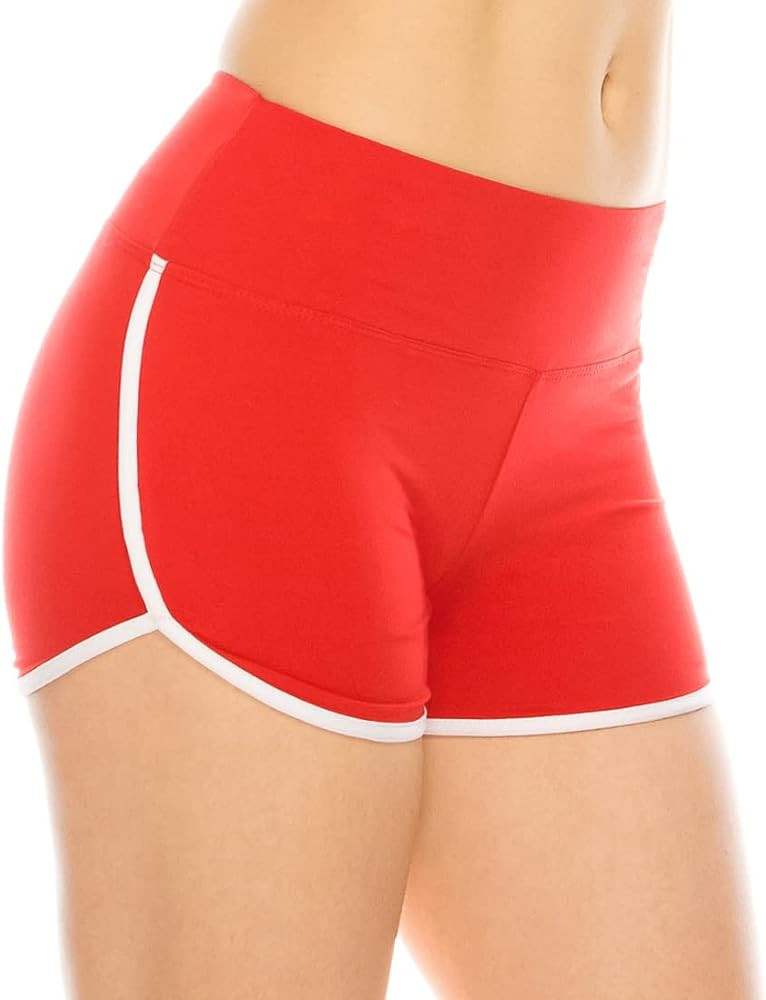 ALWAYS Booty Shorts for Women - High Waisted Super Soft Dolphin Shorts | Amazon (US)