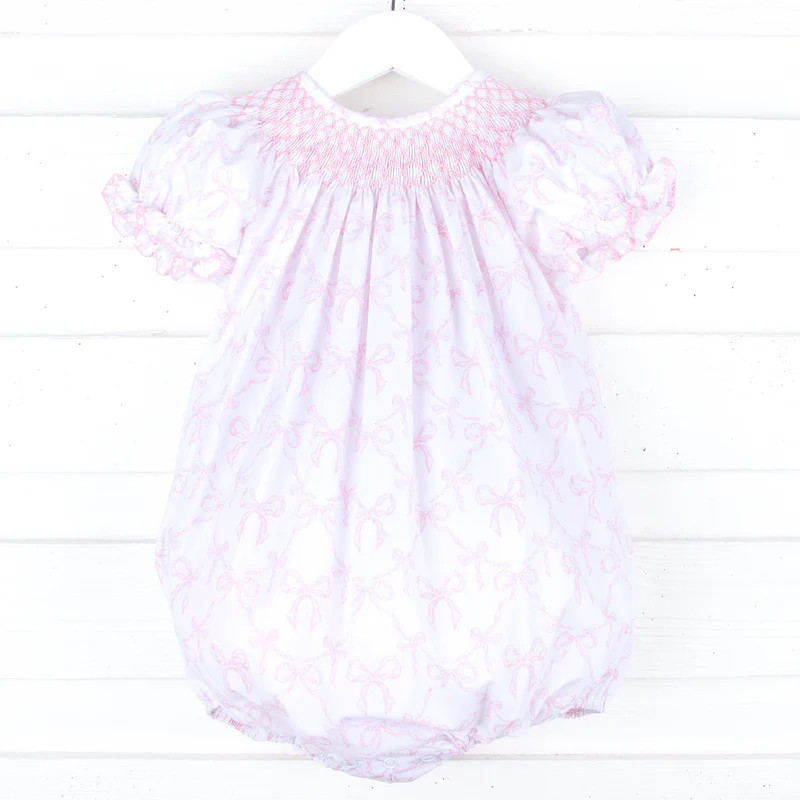 Bella's Bows Smocked Bishop Bubble | Classic Whimsy