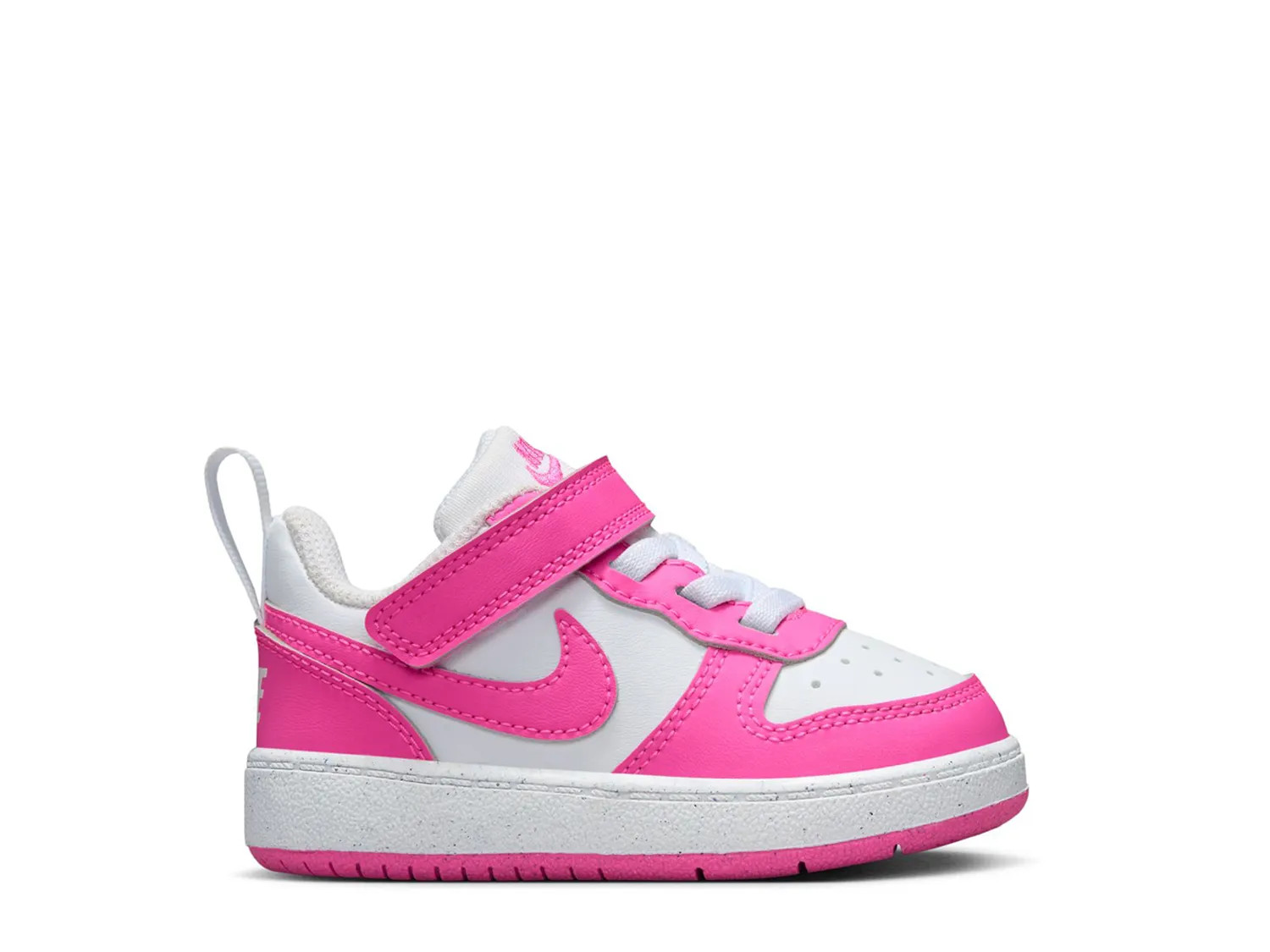 Nike Court Borough Low Recraft Sneaker Kids' | Boys | Girl's | White/Pink | Size 6 Toddler | Sneakers | DSW