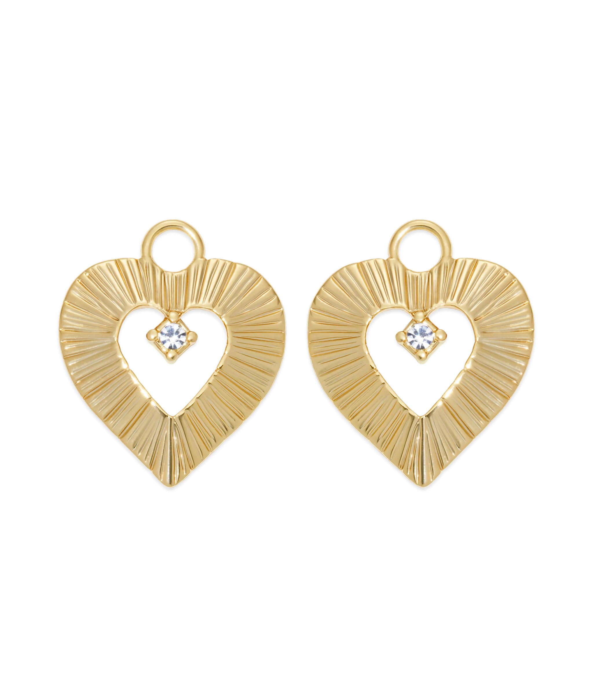 Heart Huggie Charms | Loren Hope Designs