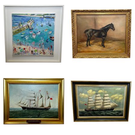 Antique painting finds that will look good for both office and home interiors. 

#LTKHome #LTKStyleTip #LTKFamily