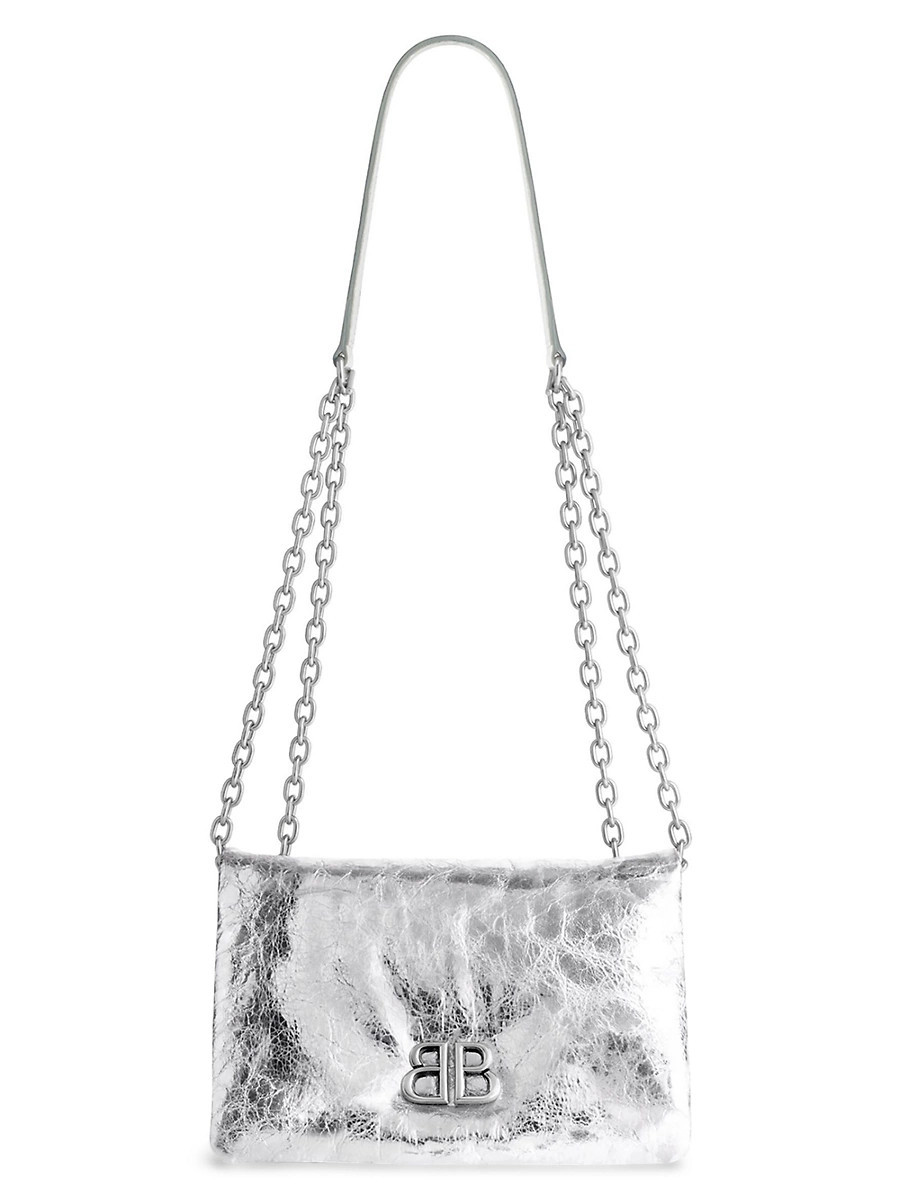 Women's Monaco Nano Metallized Bag - Silver | Saks Fifth Avenue
