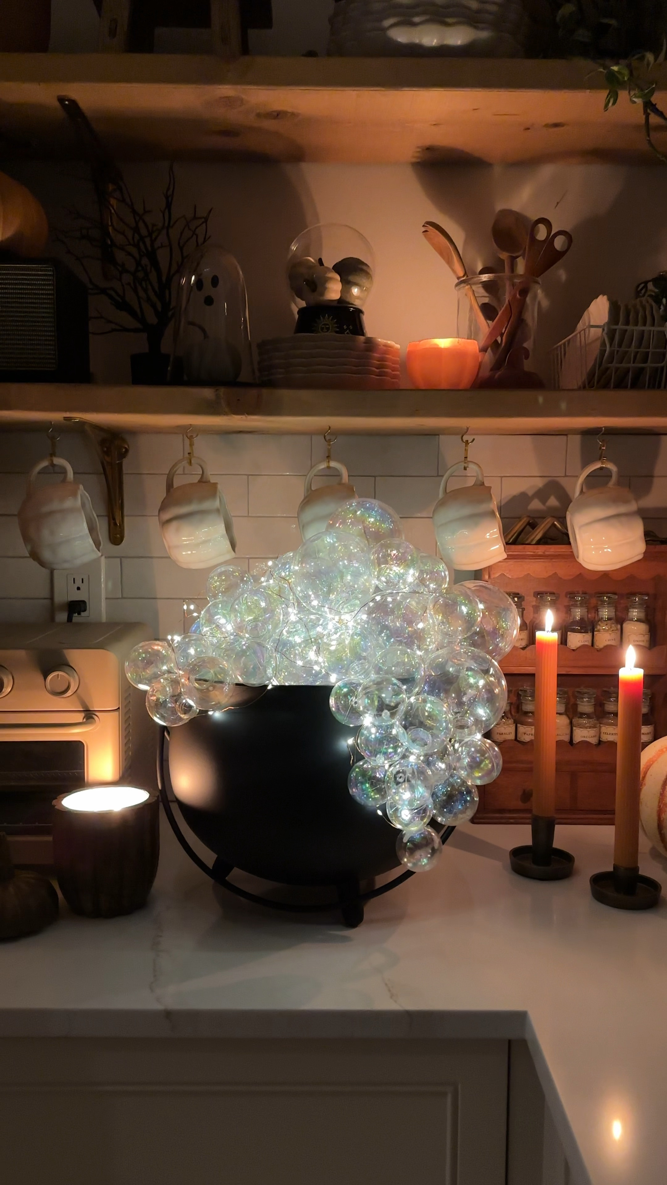 DIY Bubbling Witch’s Cauldron 🧙‍♀️🫧✨

Perfect easy DIY for Halloween and spooky season. I love the idea of using a cauldron as a trick o treat bucket or for hanging out candy  

#LTKHoliday #LTKHalloween #LTKSeasonal