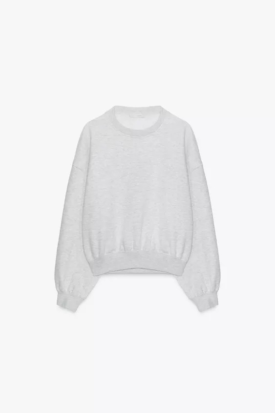 BASIC PLUSH SWEATSHIRT | Zara US