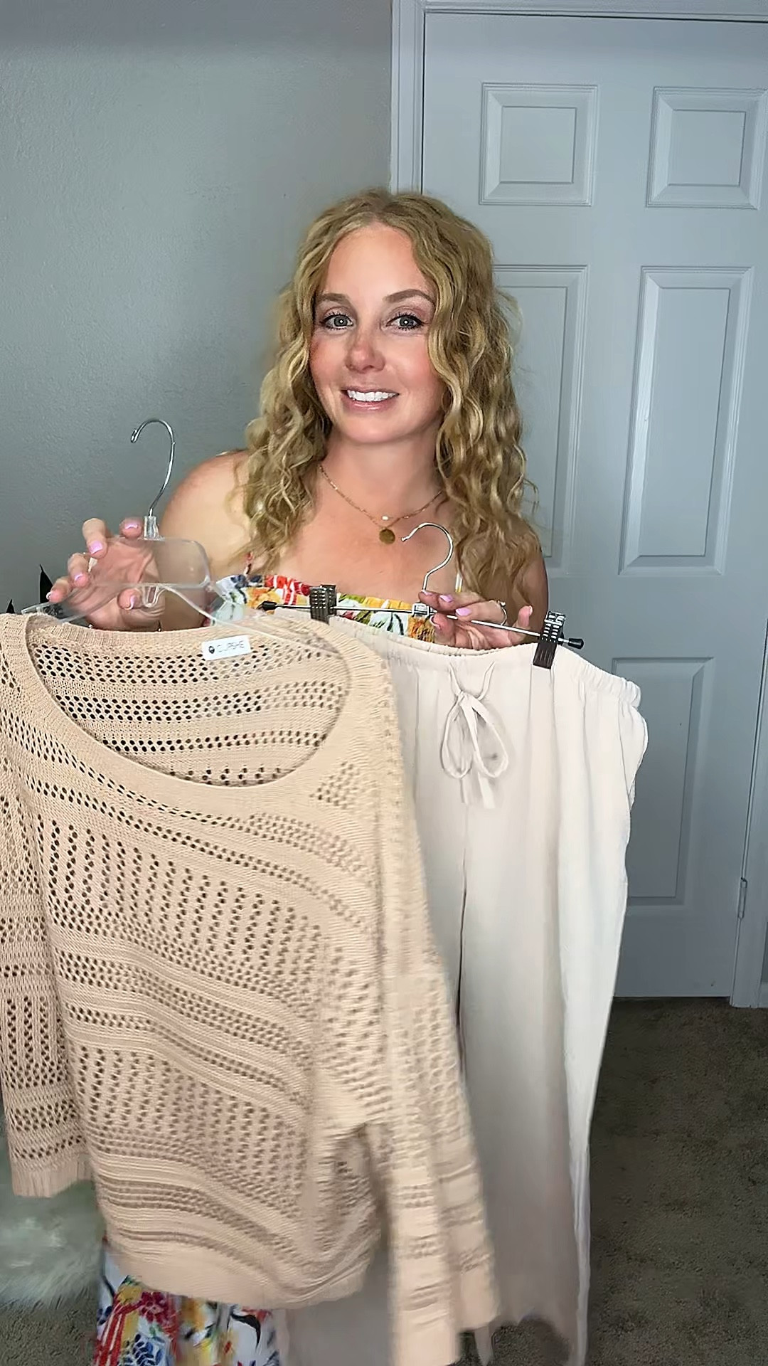 Neutral summer outfit idea— white tank top, crochet top, lightweight beige pants, sandals and straw handbag 






Amazon outfits every outfit inspo, outfit ideas, casual outfits amazon, amazon outfits every day, spring outfits 2026, summer outfits

#LTKPetite #LTKSaleAlert #LTKootd