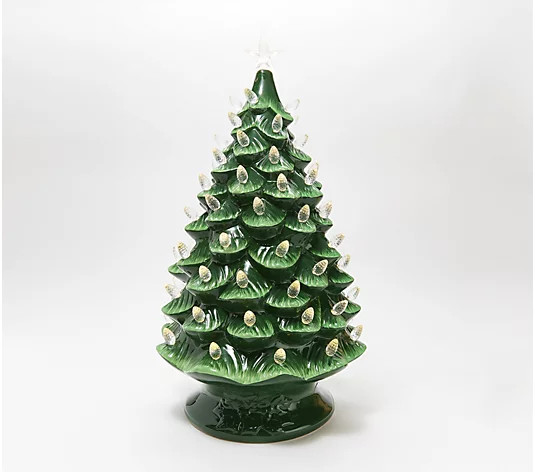 Mr. Christmas 24" Oversized Plug-In Nostalgic Tree | QVC