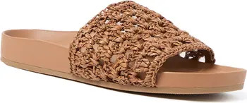Loeffler Randall Henri Crochet Raffia Slide Sandal | Nordstromrack | Nordstrom Rack