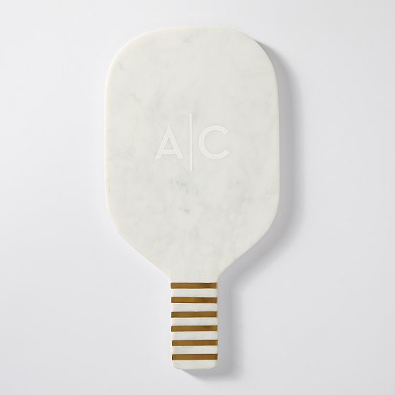 Pickleball Marble Cheese Board | Mark and Graham