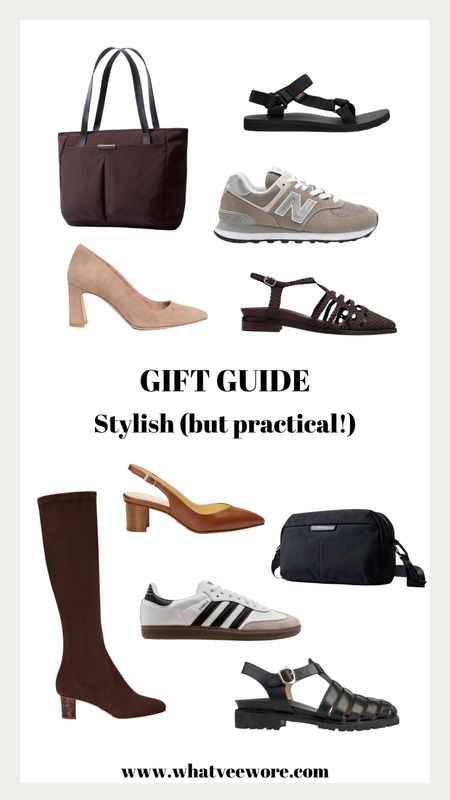 Gift guide featuring items that are equal parts stylish and practical - comfy shoes + practical bags! 

#LTKHolidaySale #LTKGiftGuide #LTKHoliday