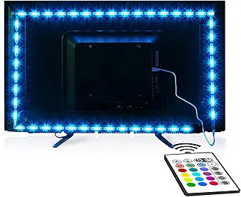 Tv Led Backlight, Maylit 8.2ft Led Strip Lights for 40-60in Tv, USB Powered Tv Lights kit with Re... | Amazon (US)