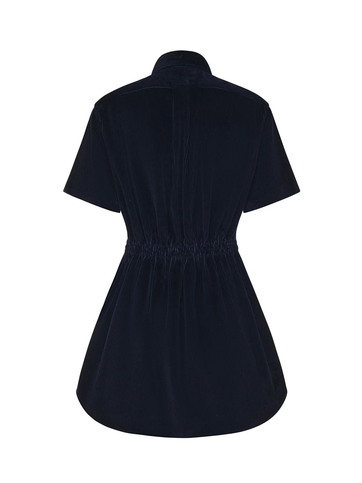 Miu Miu Short-Sleeved Corduroy Dress | Cettire Global