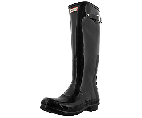 Hunter Unisex Original Gloss Wellies Black W23616 4 UK | Amazon (UK)