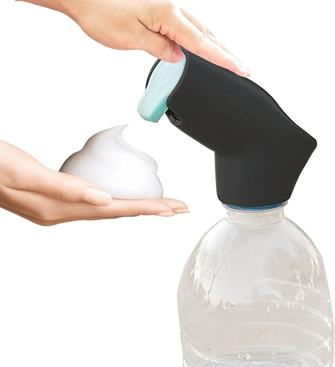 Refillable Caps, 2 Pack - Universal Fit Turns Most Disposable Water Bottles Into A Hand Washing S... | Amazon (US)