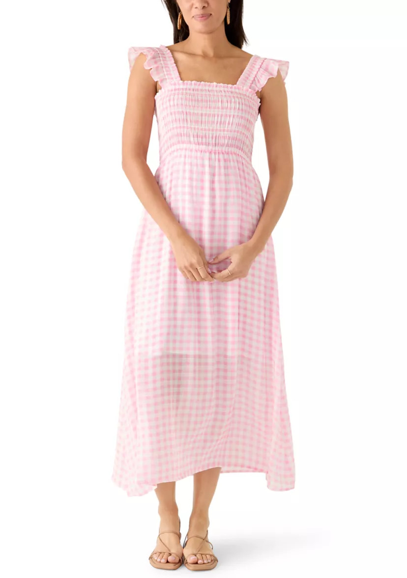 Women's Sleeveless Tie Waist Midi Dress | Belk