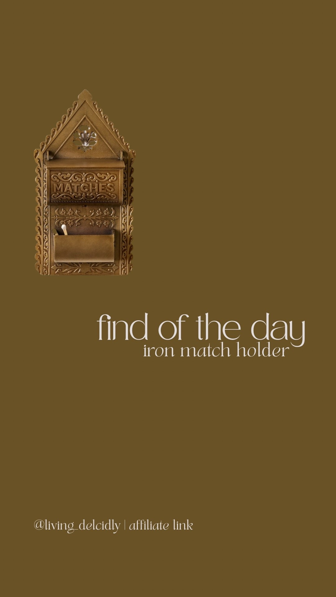 *immediately added to cart* I’ve been looking for a vintage inspired match holder & this one totally fits the bill 🙌🏽

#LTKHome