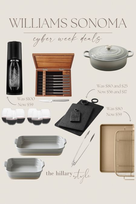 Williams Sonoma Cyber Week Deals

Tons of great gifts for the Hard-to-Buy- for person at great prices.

Gifts // Grilling // Baking // Cooking // Pans // Le Creuset // Wusthof // Knives // Sale // Clearance // Holiday // Christmas // For Her // For Him // 

#LTKHoliday #LTKGiftGuide #LTKsalealert