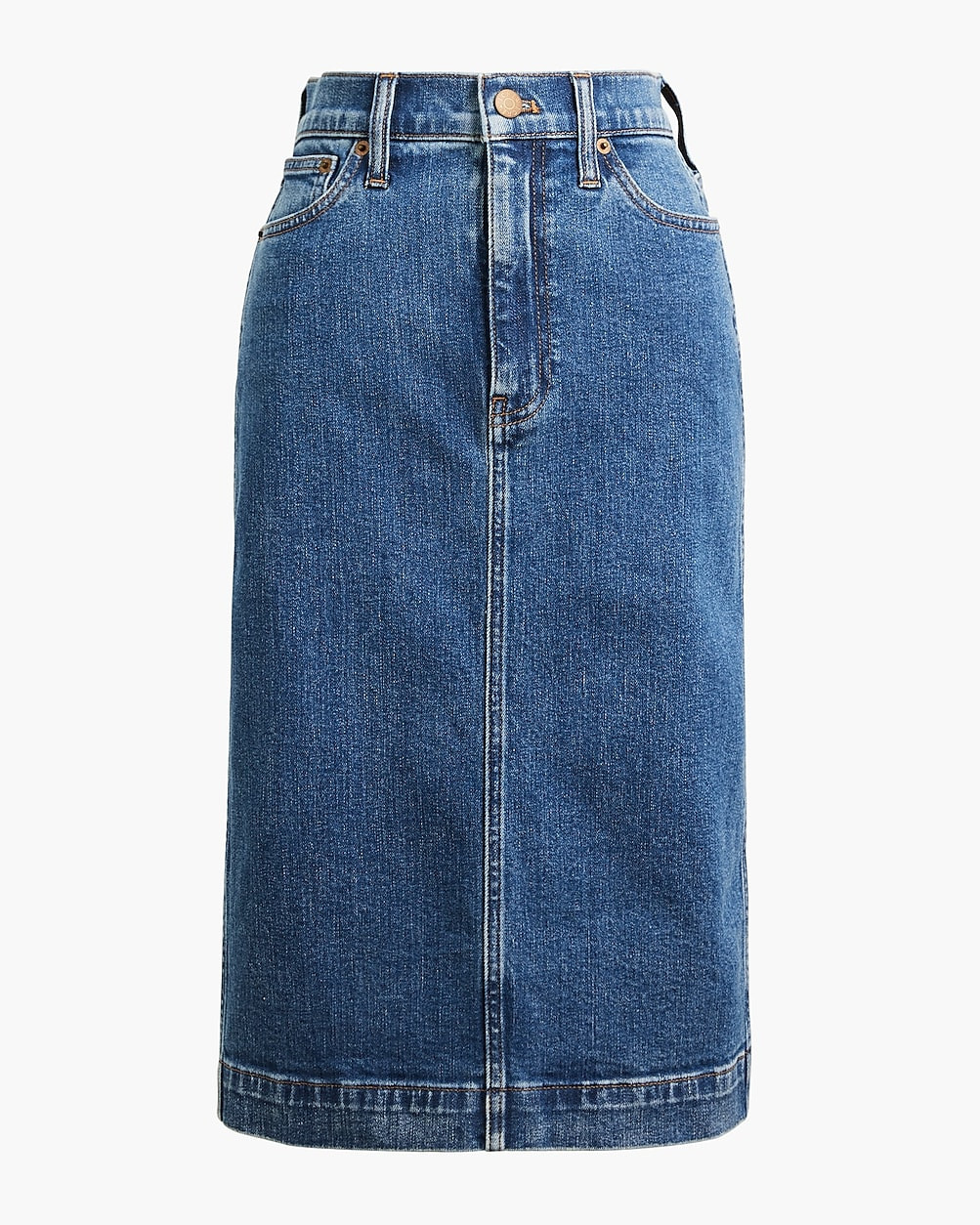 Denim midi skirt | J.Crew Factory