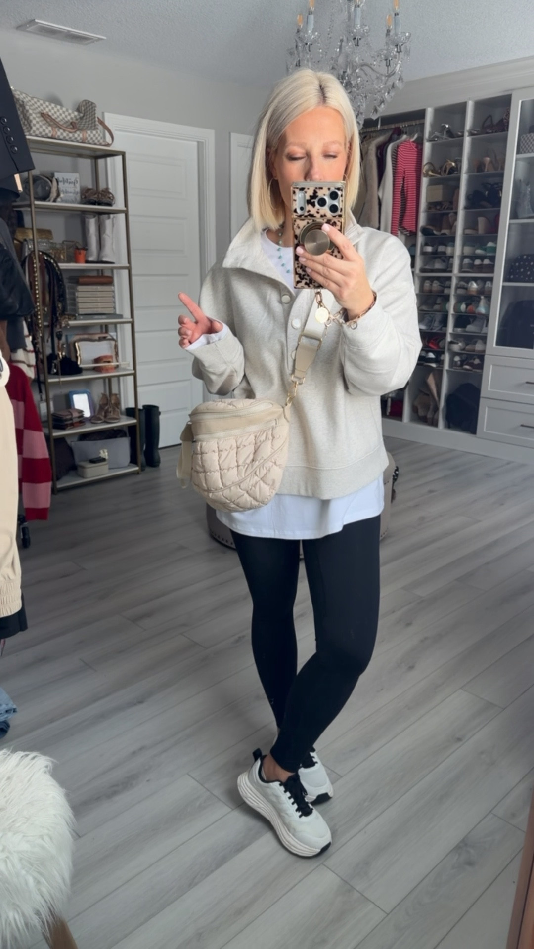 Boys have a planned day off of school so we are headed to an indoor playground. Comfy OOTD always!!!! Love this Walmart pullover!!!
⬇️⬇️⬇️
Pullover medium
White tee medium 
Leggings small
Shoes TTS

#LTKActive #LTKSaleAlert #LTKmomlife