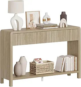 FATORRI Console Table for Entryway Storage, Wood Sofa Tables for Living Room, Couch Table with 2 ... | Amazon (US)