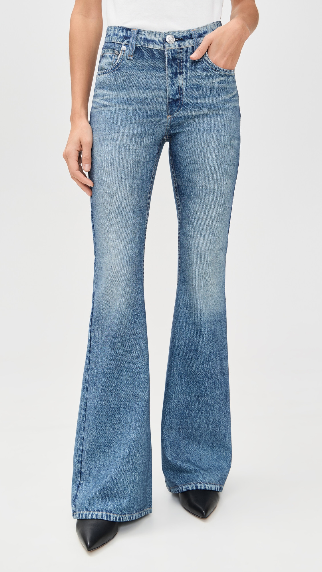 rag & bone Miramar Ponte Dahlia Full Length Jeans Minet 29 | Shopbop