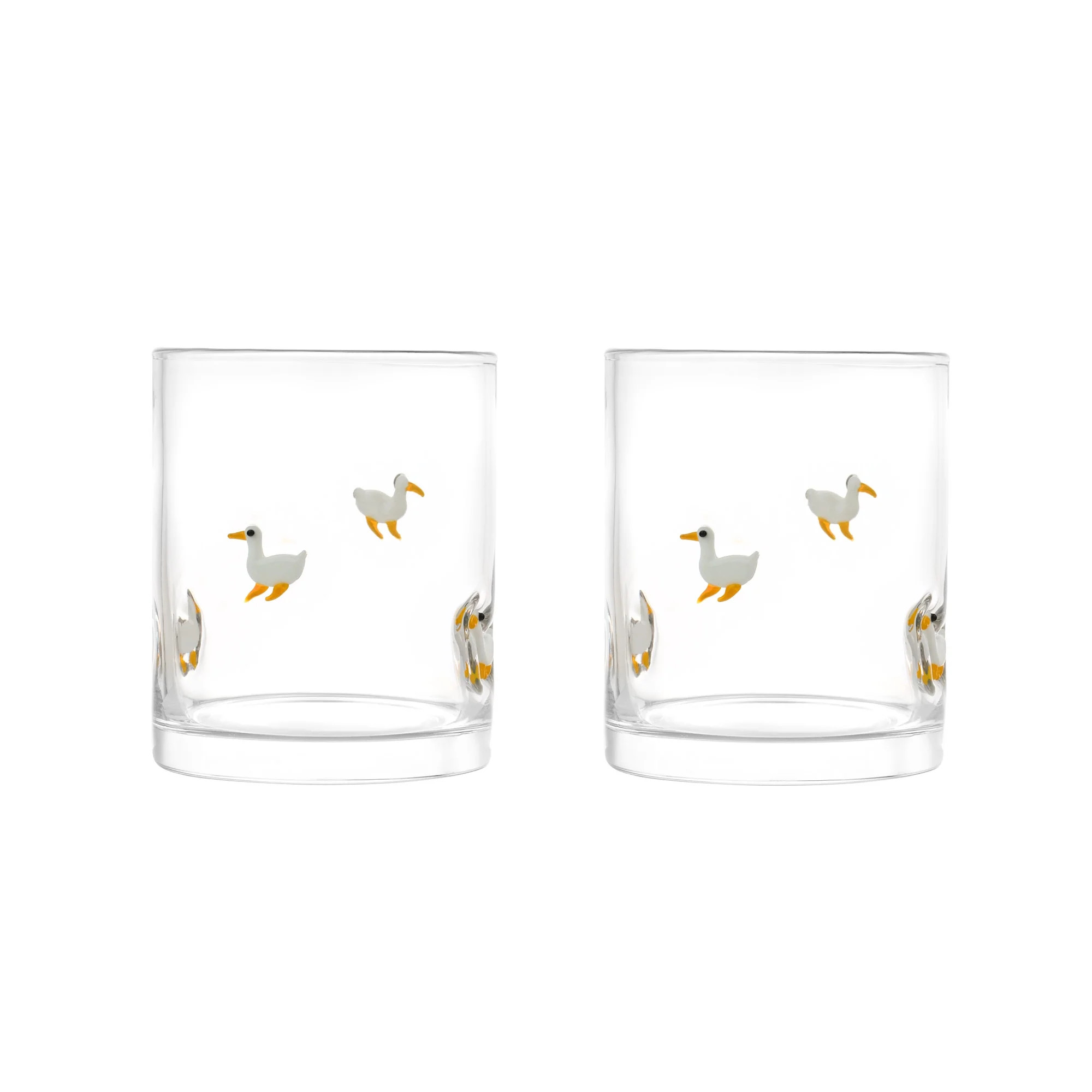 Thyme & Table 12 fl oz Easter Goose Charm Drinking Glasses, Set of 2 | Walmart (US)