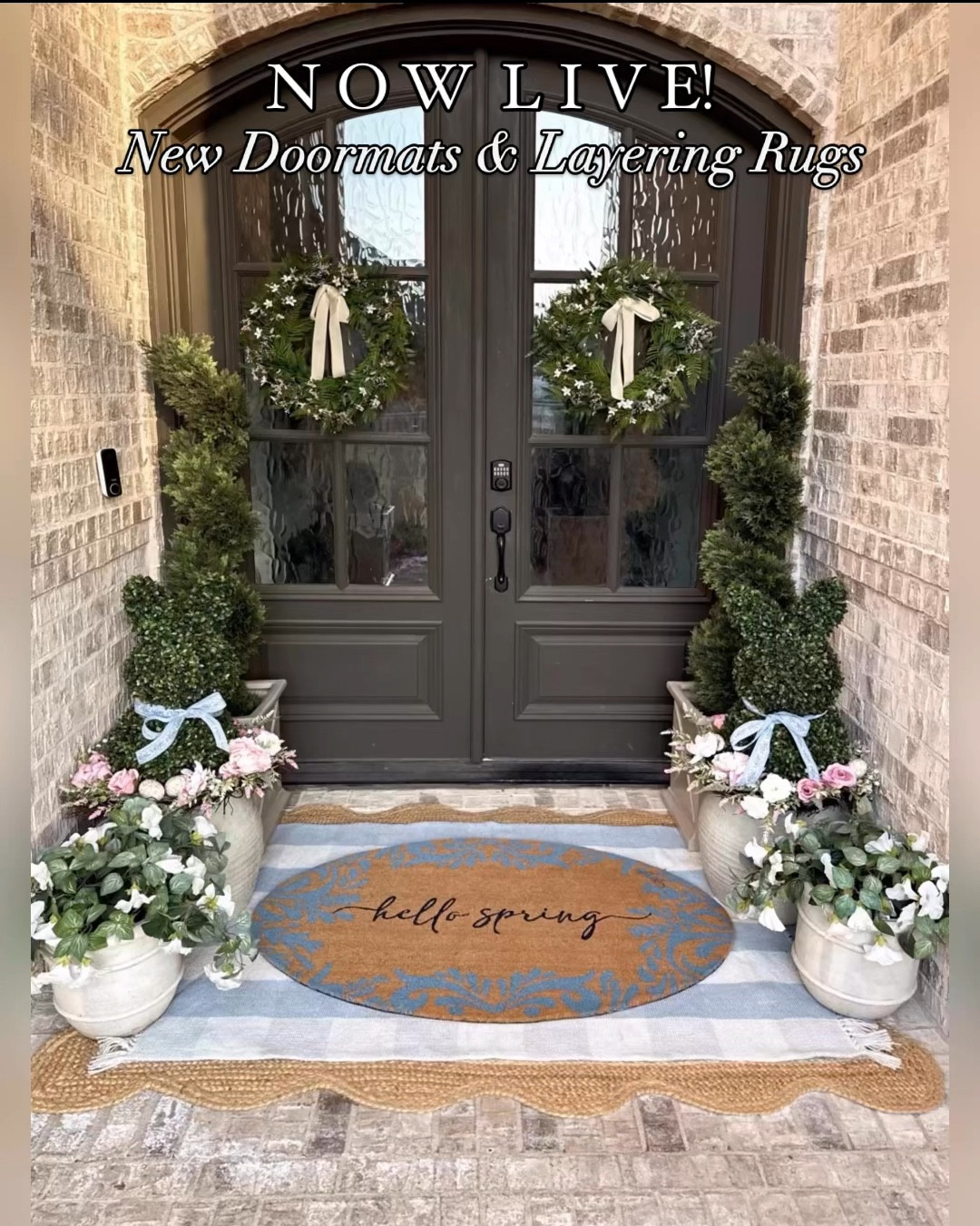 New doormats and layering rugs for spring just launched at Walmart! 

#LTKWatchNow #LTKHome #LTKSeasonal