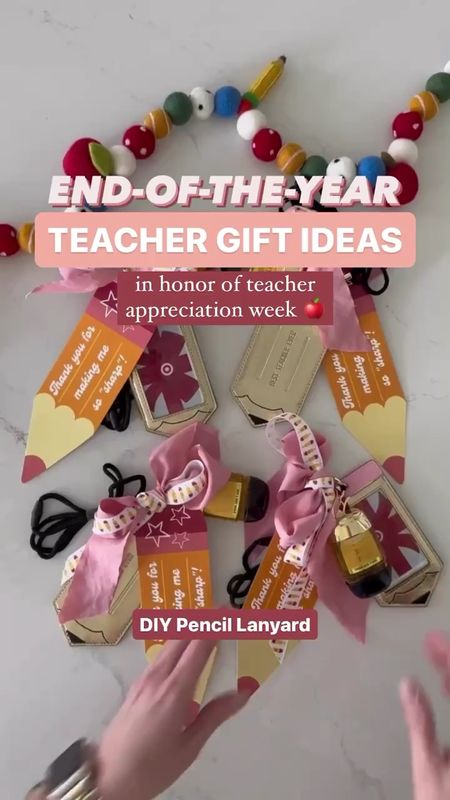 In honor of Teacher Appreciation Week next week, we’re sharing the perfect, DIY end-of-the-year gift idea for teachers. 🍎 Try making this pencil lanyard at home and let us know what you think! ✏️💗 #teacherappreciation #diy #giftidea #teachergift

#LTKkids
