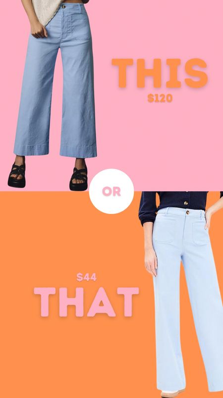 this or that… wide leg pant edition!! 

#LTKstyletip #LTKfindsunder100