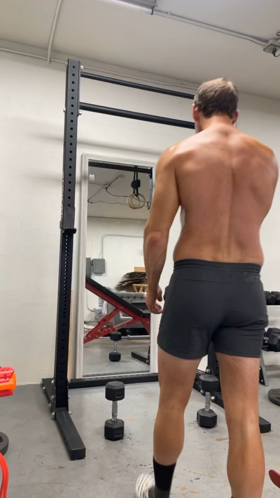 Workout socks, shoes and shorts.

#LTKActive #LTKMens