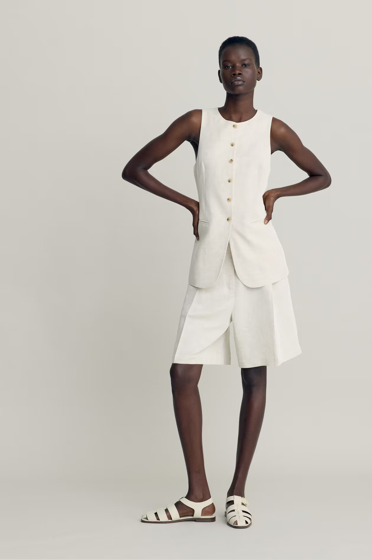 BERMUDA IN MISTO LINO | H&M (FR, IT, ES, PT, BE)