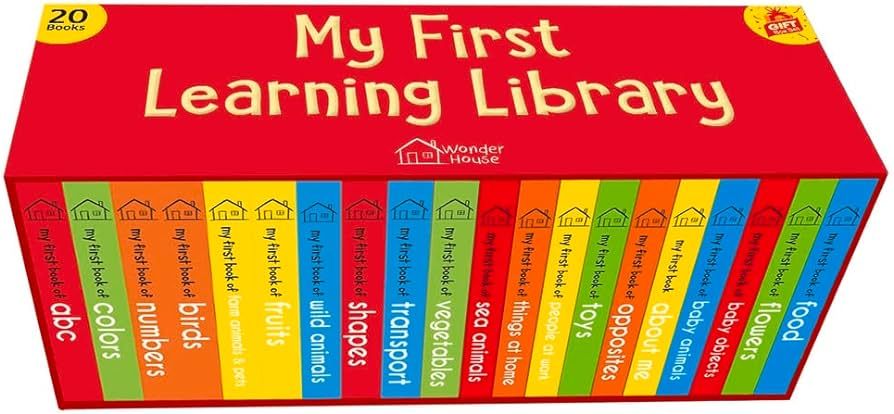 My First Complete Learning Library: Boxset of 20 Board Books Gift Set for Kids (Horizontal Design... | Amazon (US)