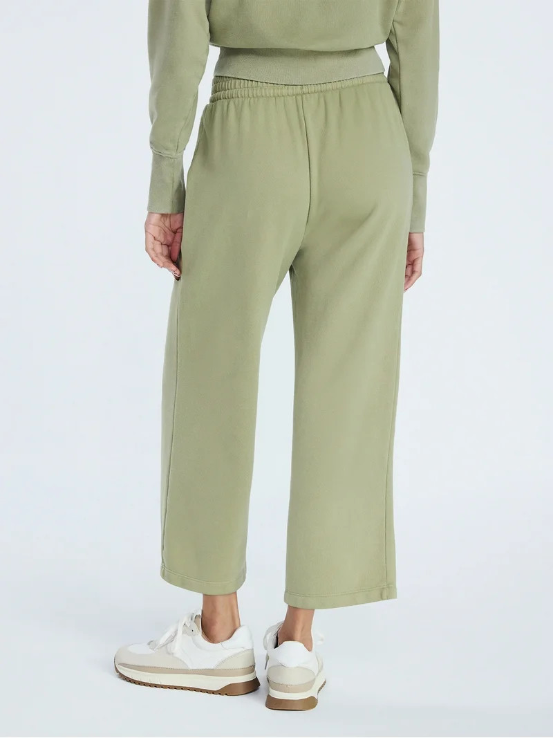 Free Assembly Women's and Women's Plus Cropped Sweatpants, 23" Inseam, Sizes XS-4X | Walmart (US)