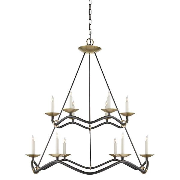 Choros Two-Tier Chandelier | Lumens