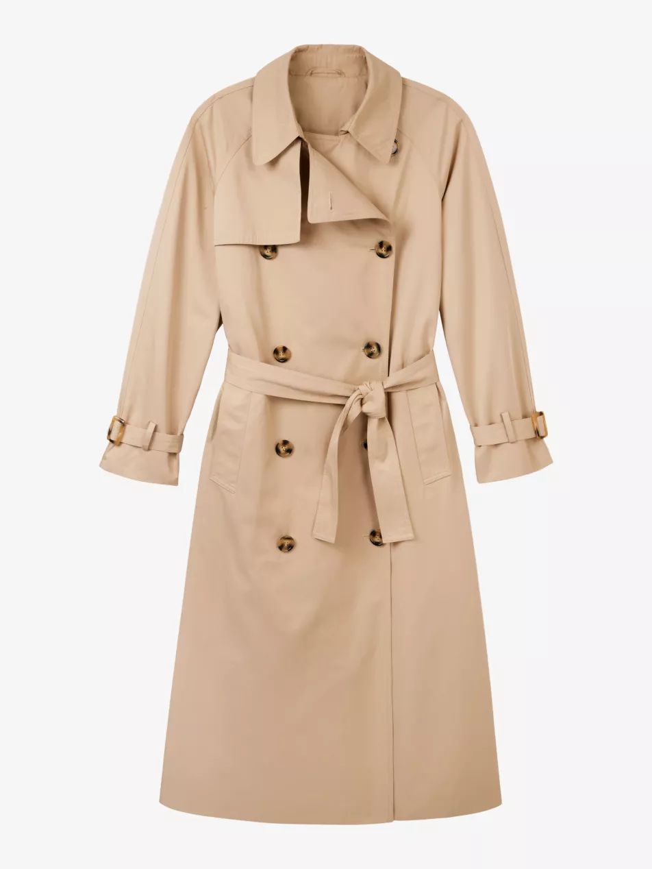 Relaxed-fit double-breasted cotton-blend trench | Selfridges