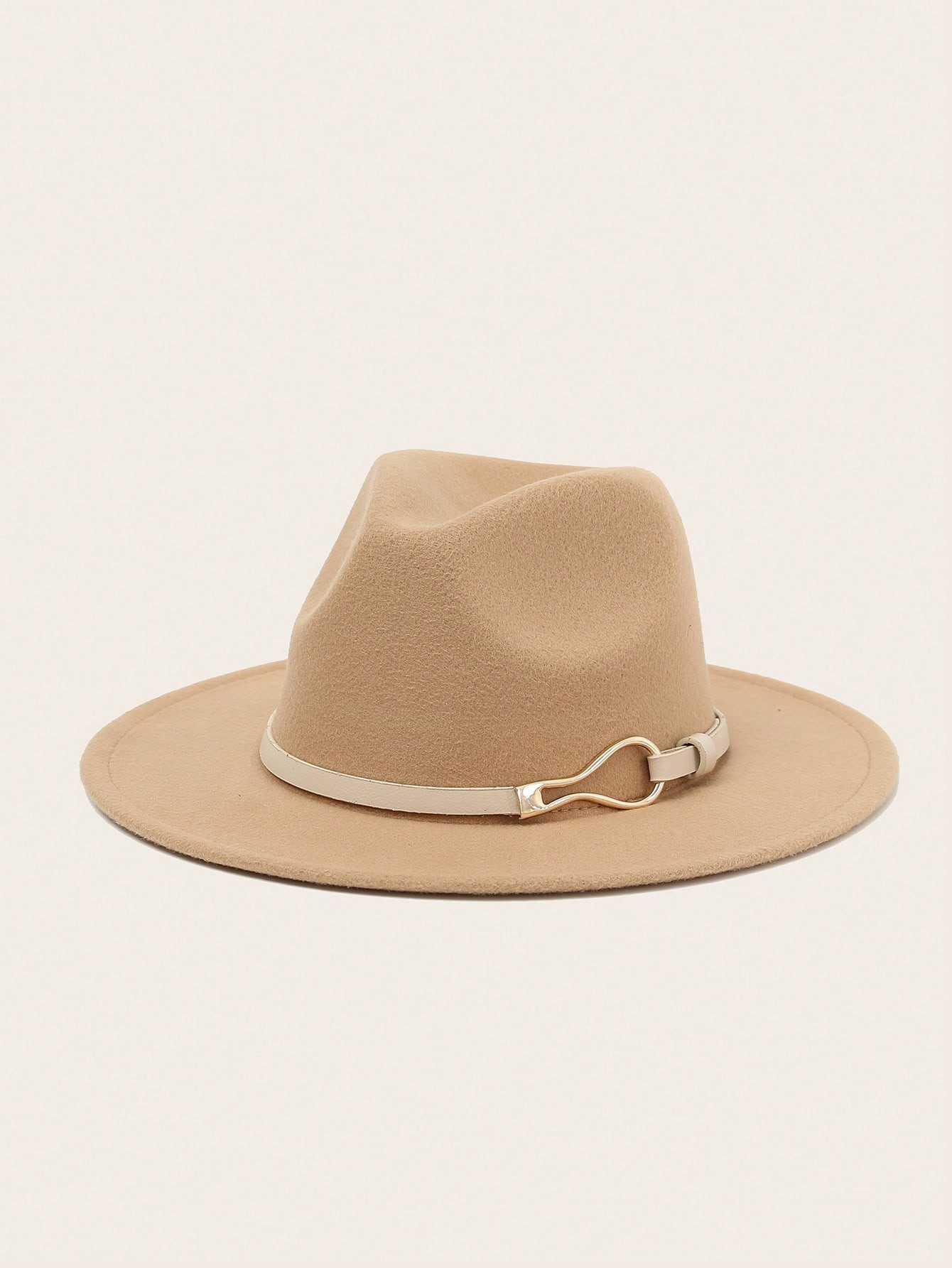 Sombrero fedora con diseño de cinturón | SHEIN