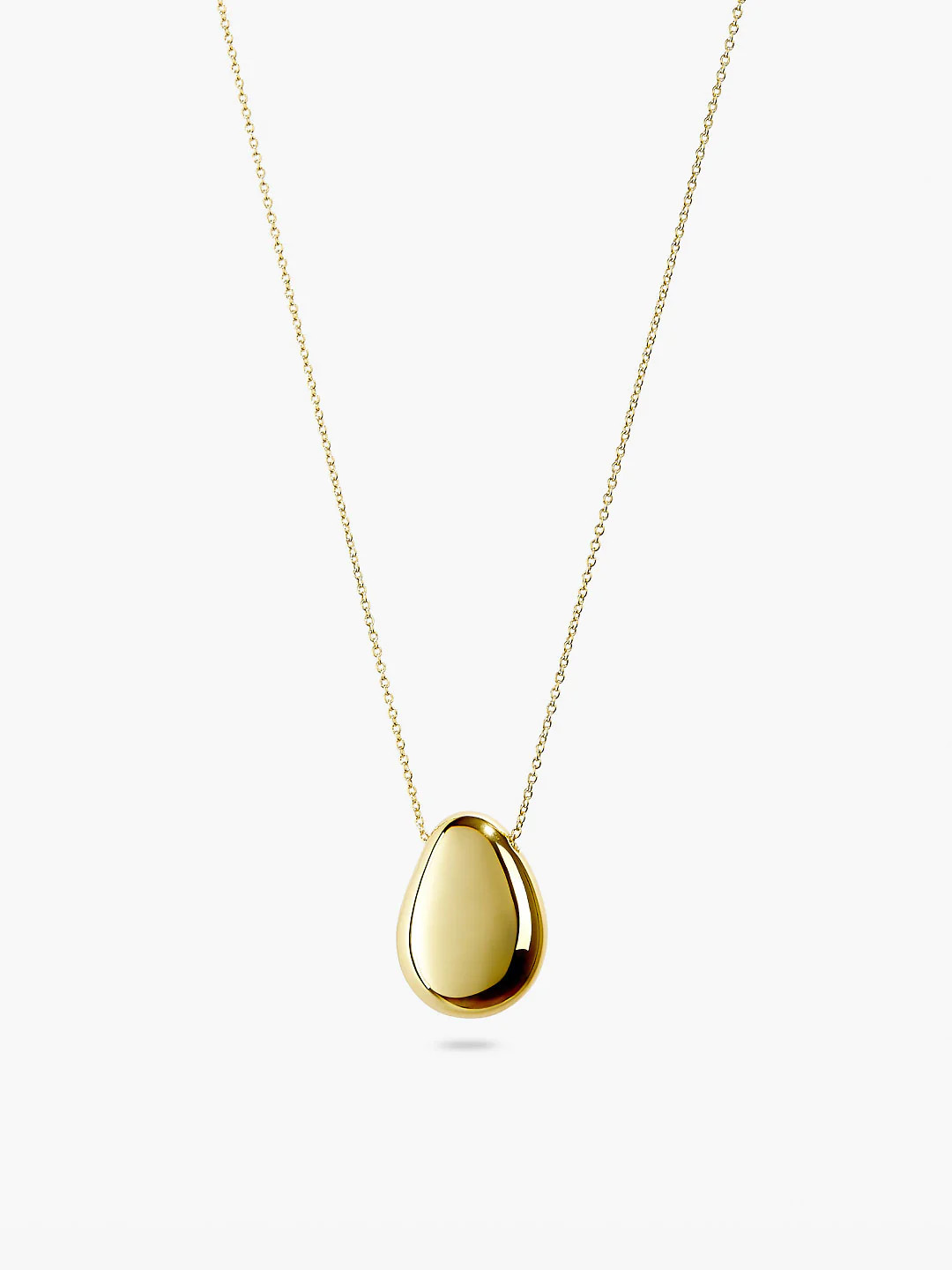 Gold Pendant Necklace - Pebble | Ana Luisa