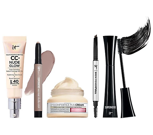 IT Cosmetics Confidence In Your Glow Anti-Aging 5pc Collection - QVC.com | QVC