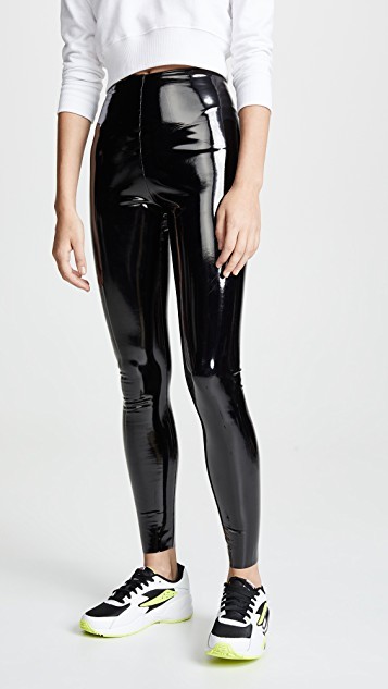 Faux Patent Leather Perfect Control Leggings | Shopbop