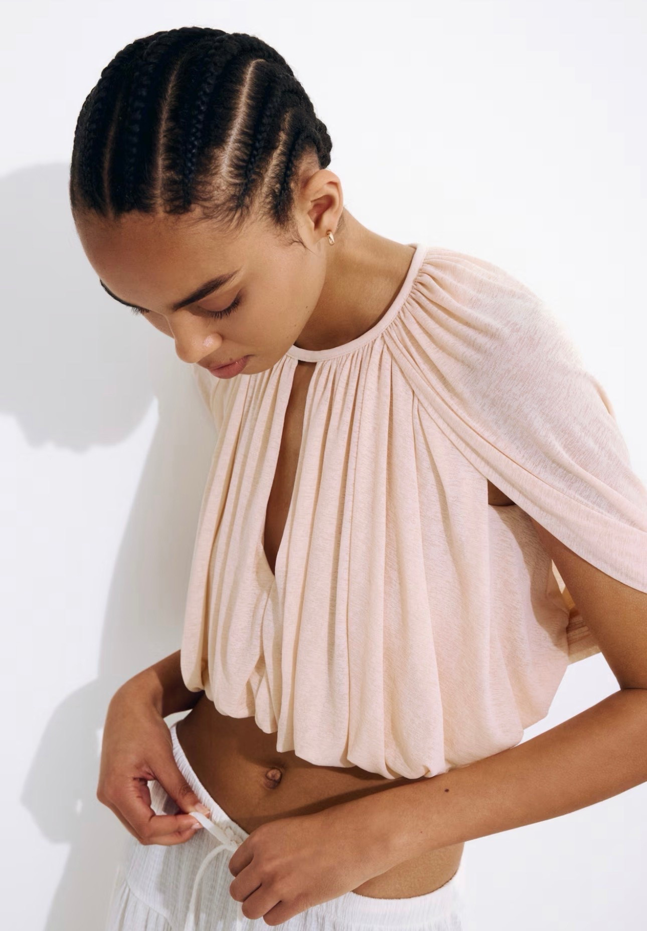 Bubble hem blouse