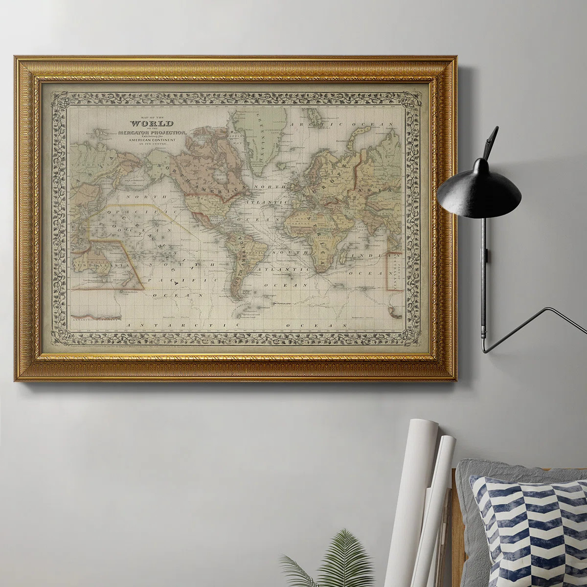 " Mitchell's World Map " | Wayfair North America