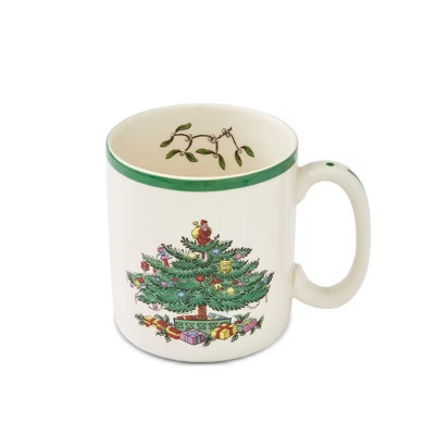 Spode Christmas Tree Mug, 9oz Festive Christmas Coffee Mug - Microwave & Dishwasher Safe - for Hot Cocoa, Mulled Winery, Festive Holiday Drinkware | Target