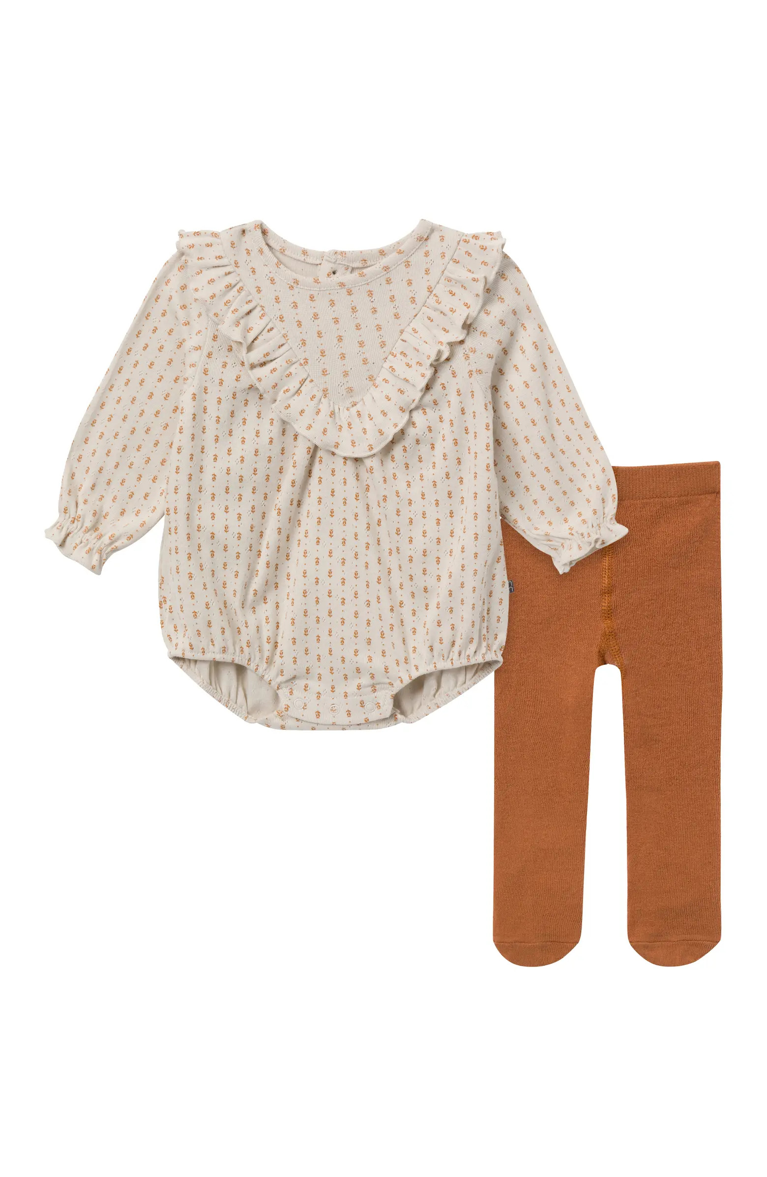 Modern Moments™ by Gerber Bubble Romper and Tights Set | Nordstrom | Nordstrom