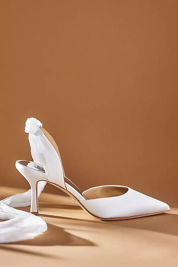 Blaze Satin Bow Stiletto Heels | Anthropologie (US)
